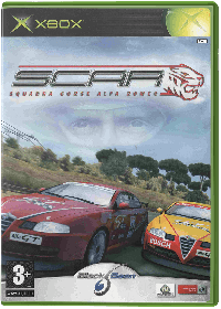 SCAR: Squadra Corse Alfa Romeo PAL Xbox PAL box art